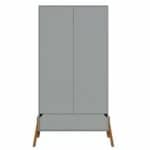 Armoire 2 Portes ZANZIBAR Gris
