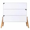 Commode en bois 3 tiroirs Zanzibar Blanc