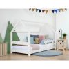lit cabane tery blanc - Benlemi