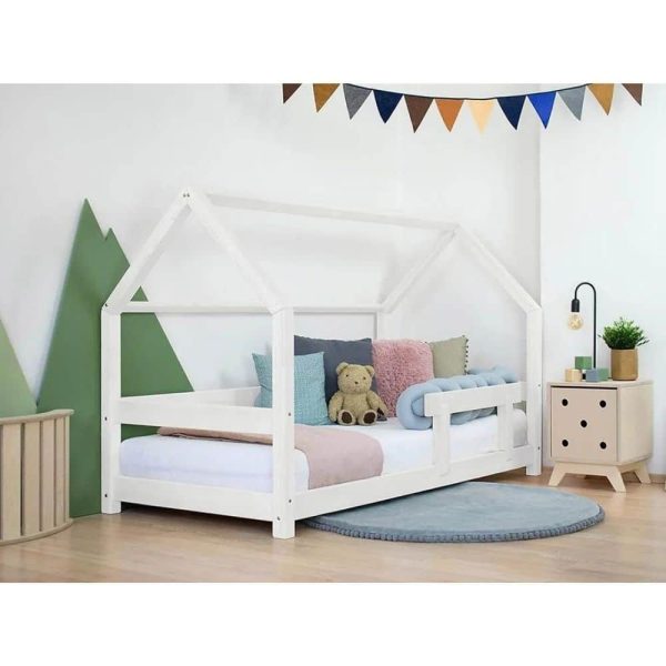 lit cabane tery blanc - Benlemi