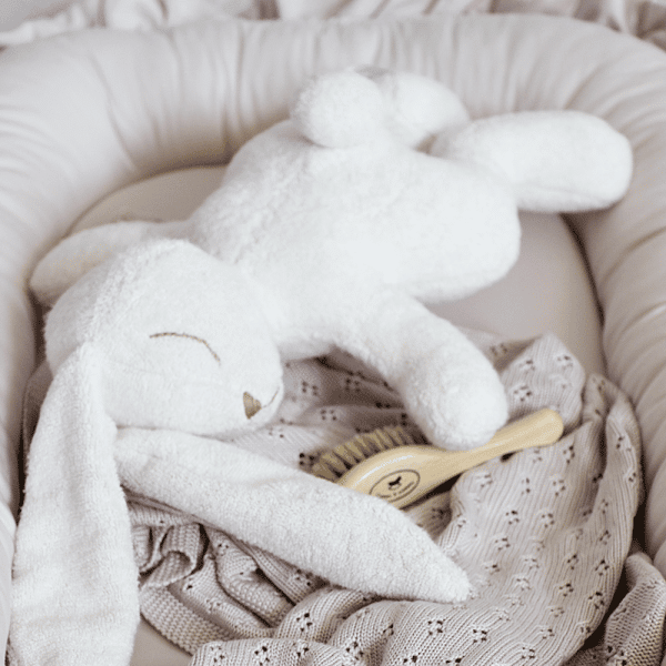 baby nest sg with ruffles rose poudré 7