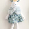 poupée colette bleu liberty