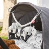 chaîne d'activités bébé sur poussette
