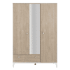 Armoire 3 portes 1 tiroir Praslin