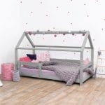 Lit cabane TERY gris