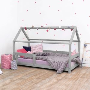 Lit cabane TERY gris