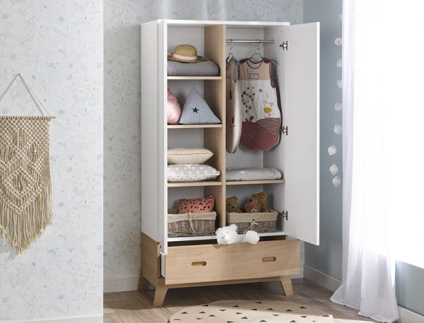 armoire bébé 2 portes