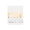 tresse de lit bébé velours blanc