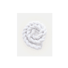 tresse de lit bébé velours blanc