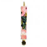 attache tétine coton et dentelle