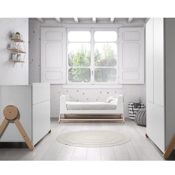 chambre bébé bois blanc
