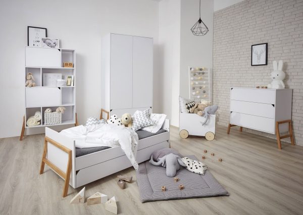 mobilier chambre enfant coloris blanc