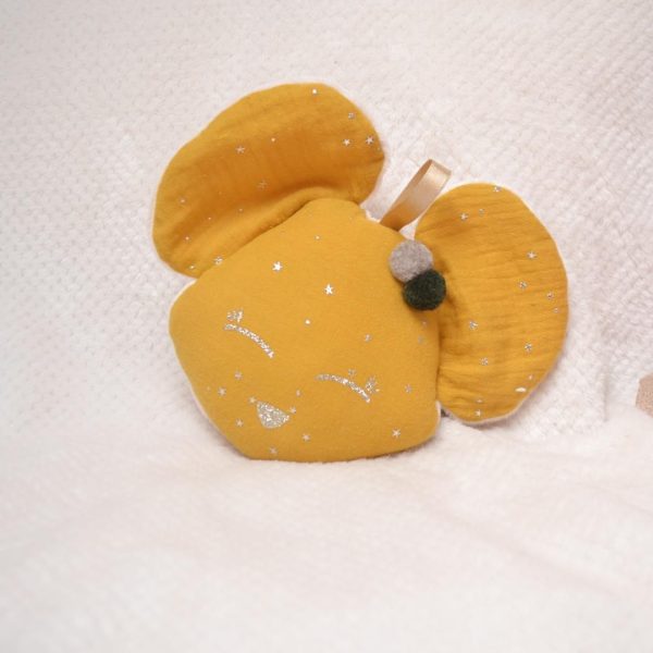 doudou souris moutarde