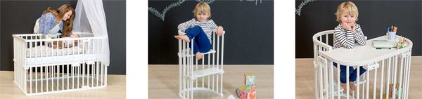 transformations possibles avec le lit babybay