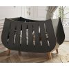 chambre Lit bébé en bois Trapèze couleur Anthracite