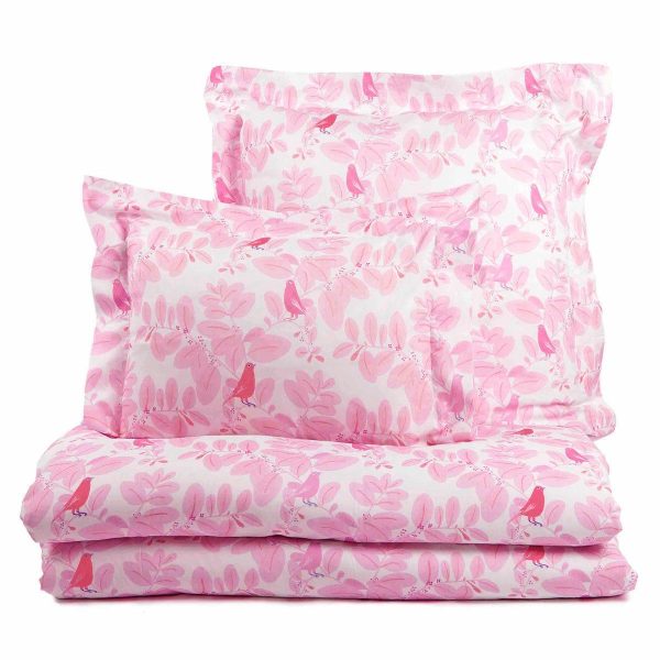 housse de couette SONGE coloris rose