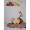 tapis coquillage marsala chambre enfant