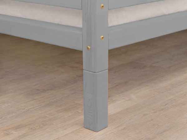 pieds pour lit cabane tery gris