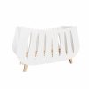Lit bébé en bois Trapèze couleur Blanc