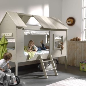 lit cabane enfant en bois