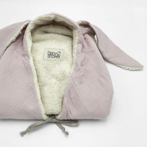 sorite de bain oreilles de lapin rose