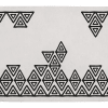 tapis noir et blanc
