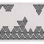 tapis noir et blanc