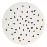 tapis rond coton