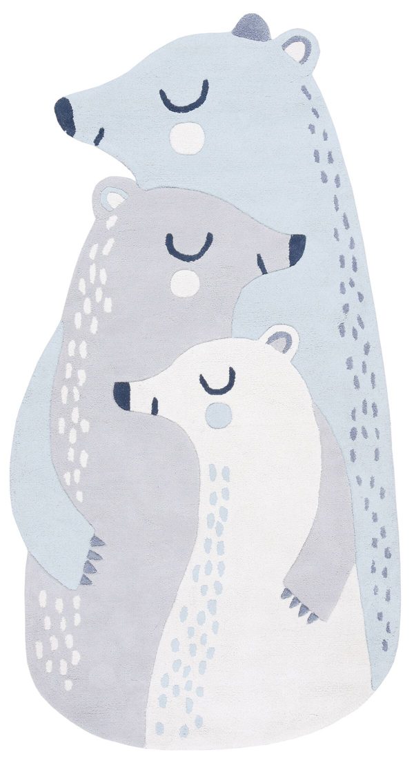 tapis enfant coton ours