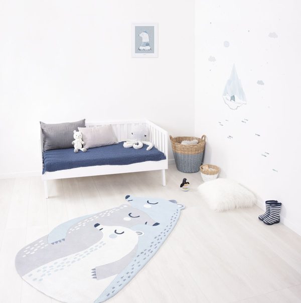 tapis enfant coton ours