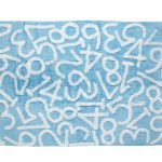 Tapis motif Chiffres
