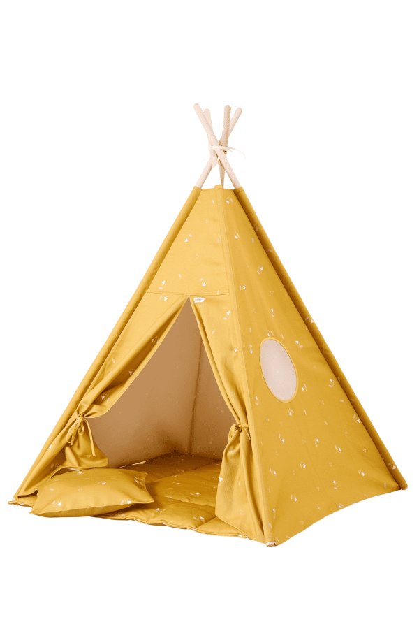 tente tipi moutarde