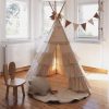 tipi volants et dentelle shabby chic