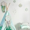 tipi mint et pompons