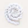 tresse de lit velours blanc