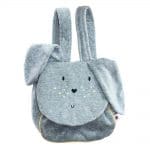 Sac à dos enfant velours lapin