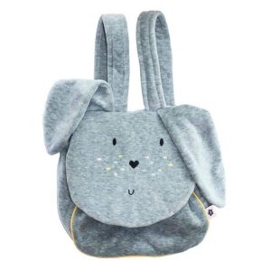 Sac à dos enfant velours lapin
