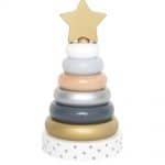 Pyramide en bois silver