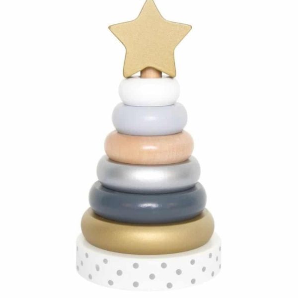 Pyramide en bois silver
