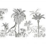 Papier peint décor mural Dinosaures