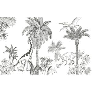 Papier peint décor mural Dinosaures