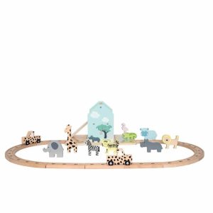 Circuit Safari en bois pour enfant