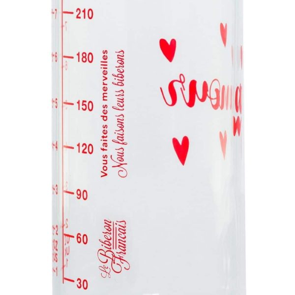 Biberon Verre 240ML Amour– Le Biberon Français