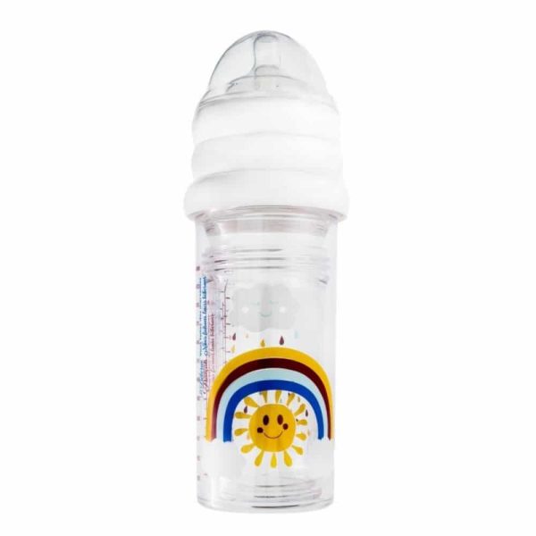 Lot 3 Biberons Gigognes Rainbow 360ML et 210ML - Le Biberon Français