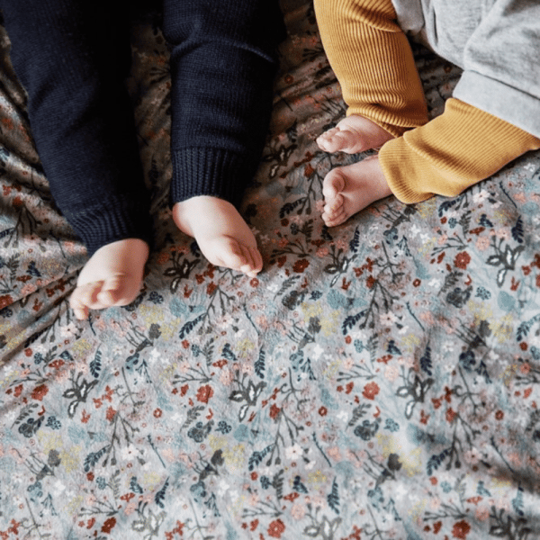 Couverture enfant polaire Vintage Flower - Elodie Details