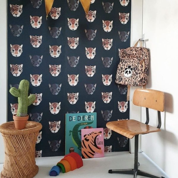 Papier peint Panthera Dark - Studio Ditte