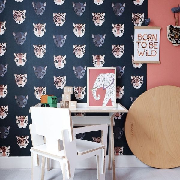 Papier peint Panthera Dark - Studio Ditte