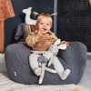 Peluche Lapin Joey Gris - Jollein
