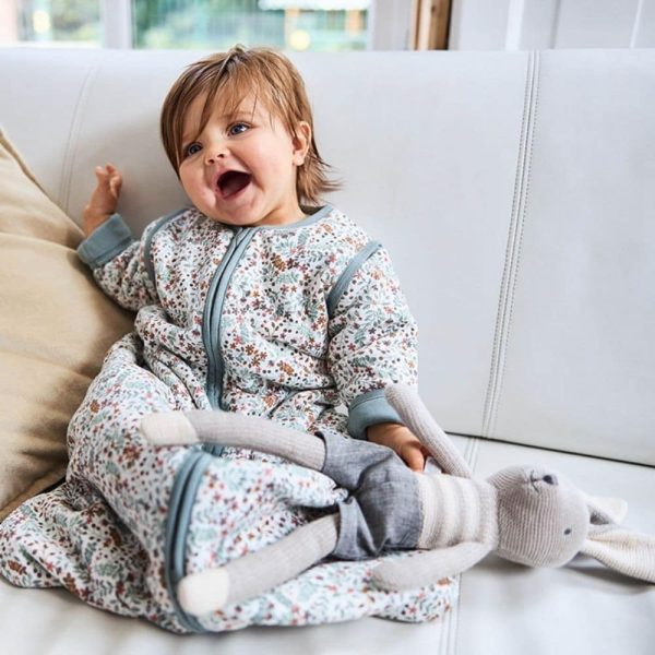 Peluche Lapin Joey Gris - Jollein