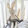 Peluche Lapin Joey Gris - Jollein